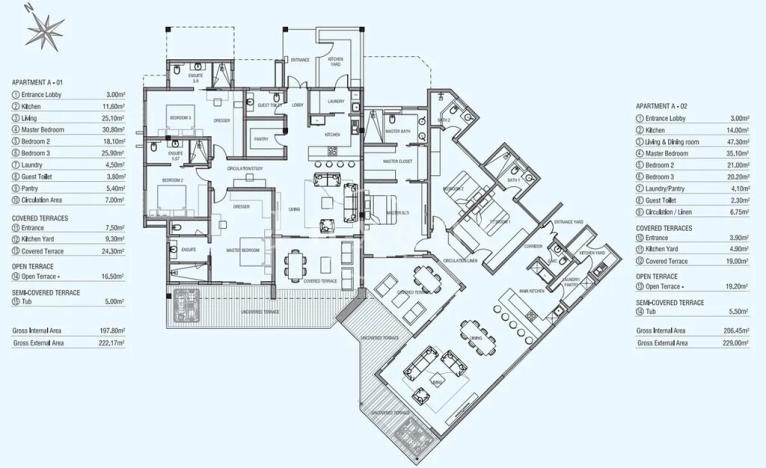 Prodej bytu 4+kk, Petite Case Noyale, Mauricius, 206 m2