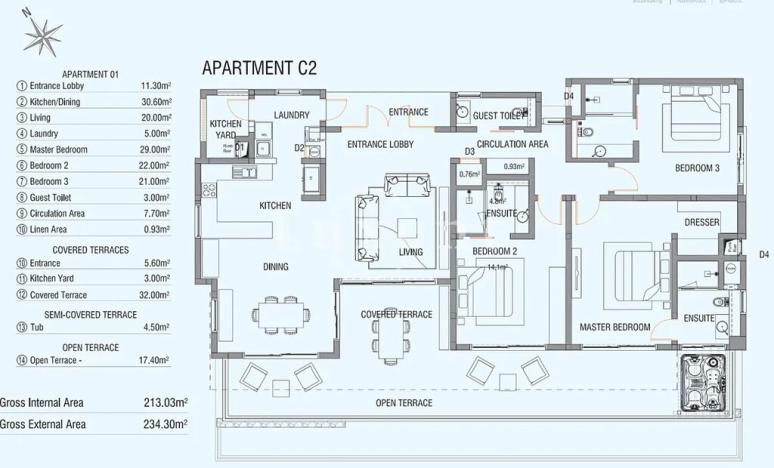 Prodej bytu 4+kk, Petite Case Noyale, Mauricius, 213 m2