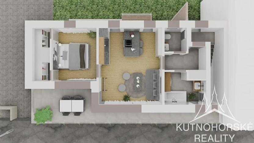 Prodej bytu 2+kk, Kutná Hora, Čechova, 48 m2