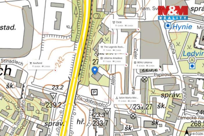 Pronájem bytu 1+1, Teplice, Alejní, 38 m2