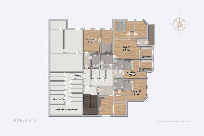 Prodej činžovního domu, Bystré, nám. Na podkově, 899 m2