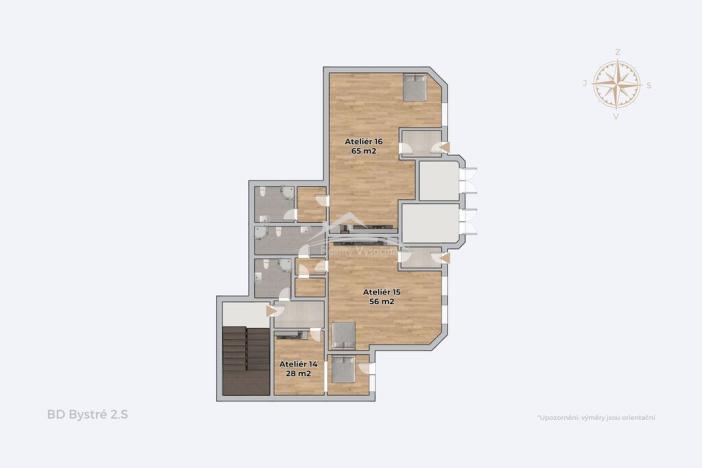 Prodej činžovního domu, Bystré, nám. Na podkově, 899 m2