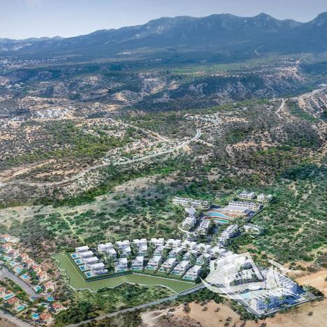 Prodej bytu 1+kk, Agios Amvrosios Keryneias, Kypr, 38 m2