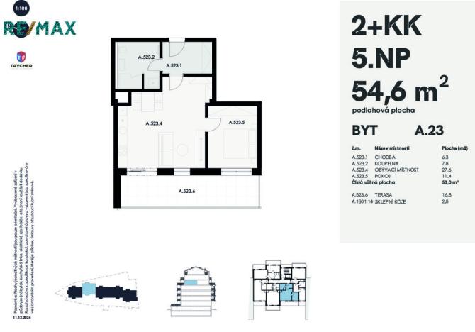 Prodej bytu 2+kk, Karlovy Vary, Šumavská, 53 m2