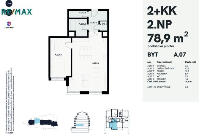 Prodej bytu 2+kk, Karlovy Vary, Šumavská, 76 m2