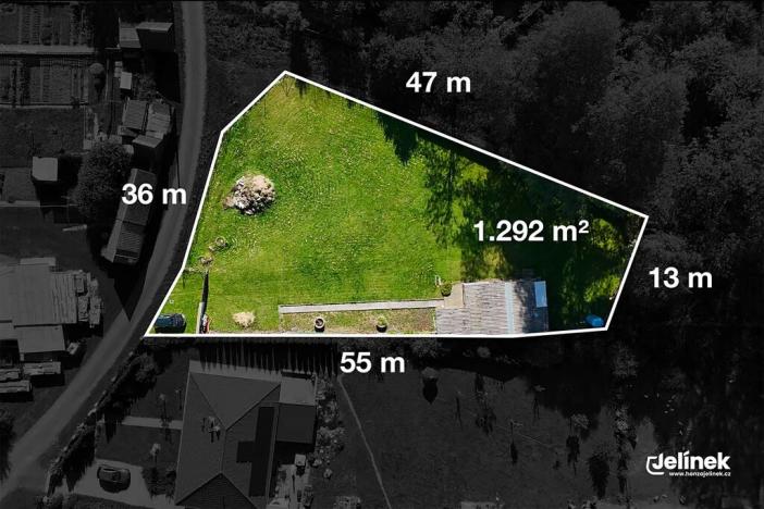 Prodej pozemku pro bydlení, Jedlová, 1292 m2