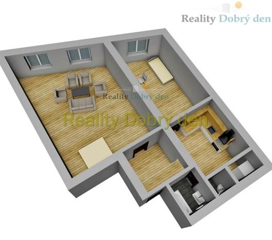 Pronájem bytu 2+1, Opava, Dolní náměstí, 80 m2