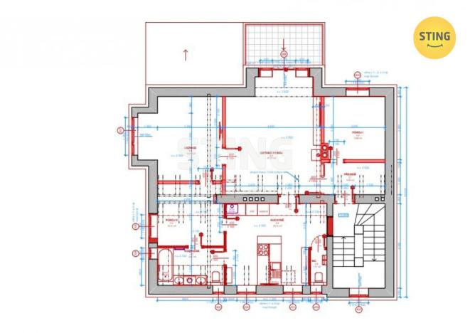 Pronájem bytu 4+1, Ostrava, Erbenova, 90 m2