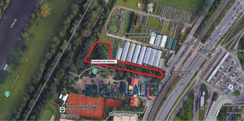 Prodej komerčního pozemku, Praha - Hodkovičky, Vltavanů, 2811 m2