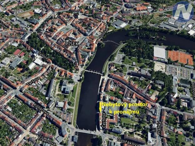 Pronájem obchodního prostoru, Písek, Čechova, 50 m2