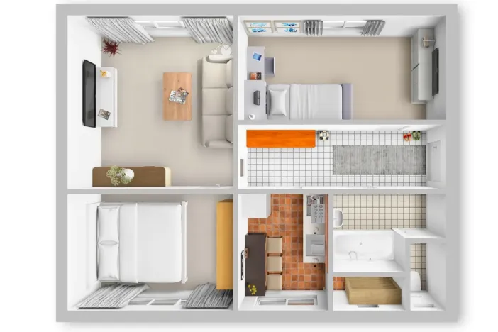 Prodej bytu 3+1, Písek - Budějovické Předměstí, Preslova, 78 m2