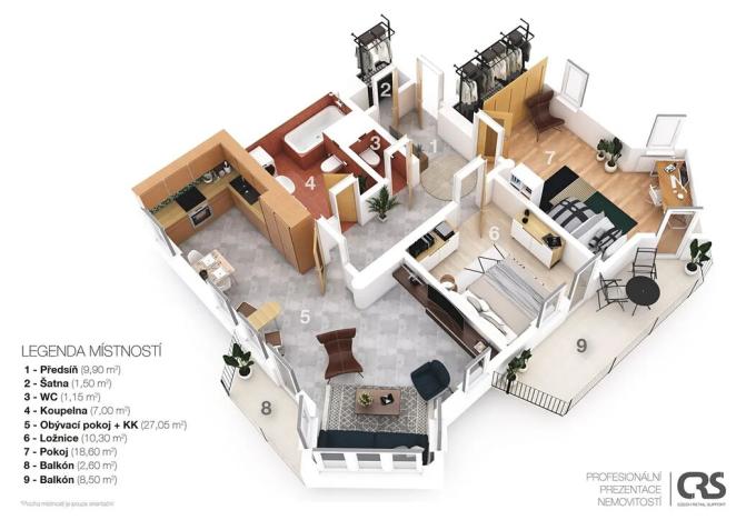 Prodej bytu 3+kk, Pec pod Sněžkou, 82 m2