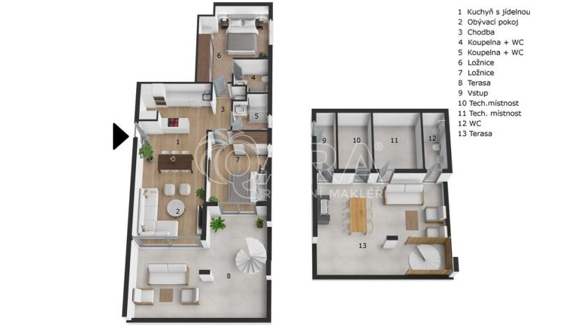 Prodej bytu 3+kk, Larnaka,Kypr, 176 m2