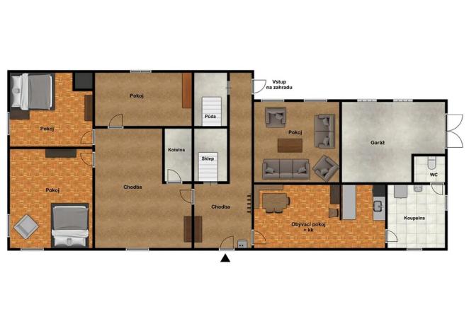 Prodej chalupy, Miletín, Horka, 200 m2