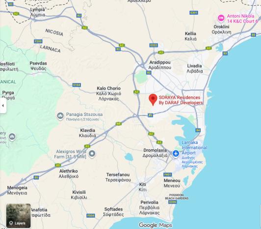 Prodej bytu 2+kk, Larnaka,Kypr, 73 m2