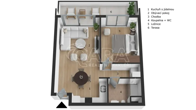 Prodej bytu 2+kk, Larnaka,Kypr, 73 m2