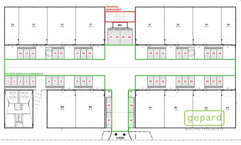 Pronájem výrobních prostor, Klínec, 94 m2