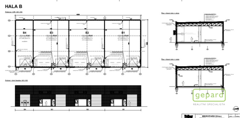 Pronájem výrobních prostor, Klínec, 94 m2