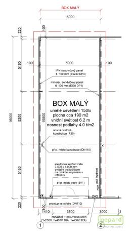 Pronájem výrobních prostor, Klínec, 94 m2