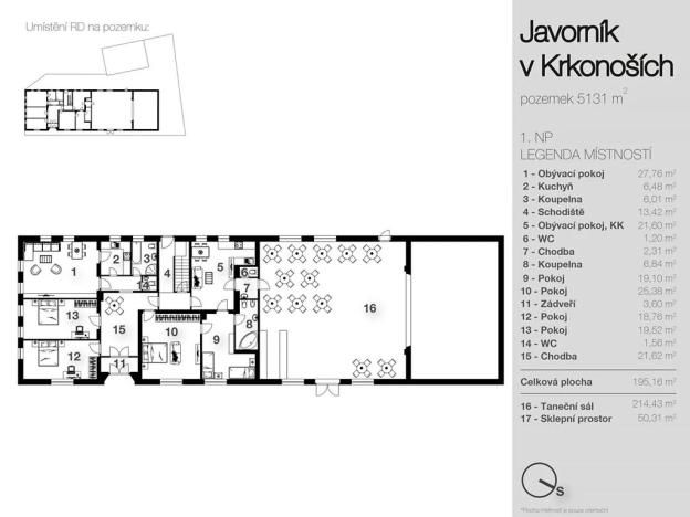 Prodej rodinného domu, Rudník, 433 m2