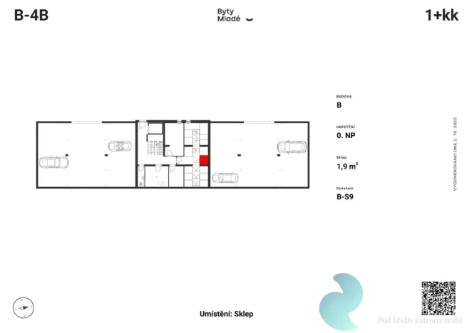Prodej bytu 1+kk, České Budějovice - České Budějovice 5, 29 m2