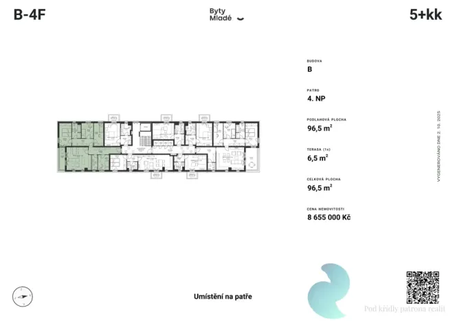 Prodej bytu 5+kk, České Budějovice - České Budějovice 5, 105 m2