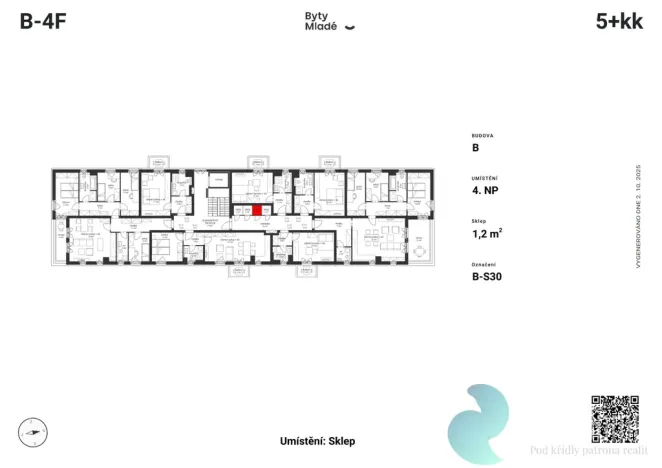 Prodej bytu 5+kk, České Budějovice - České Budějovice 5, 105 m2