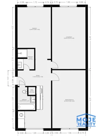 Prodej bytu 3+1, Nýřany, Revoluční, 84 m2