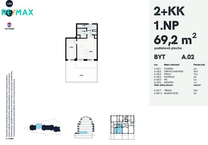 Prodej bytu 2+kk, Karlovy Vary, Šumavská, 69 m2