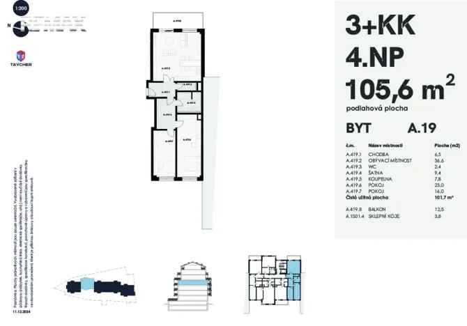 Prodej bytu 3+kk, Karlovy Vary, Šumavská, 105 m2