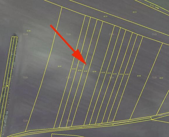 Prodej podílu pole, Koštice, 440 m2
