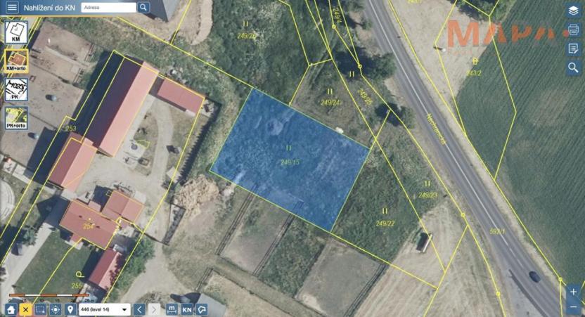 Prodej pozemku pro bydlení, Březno, 1244 m2