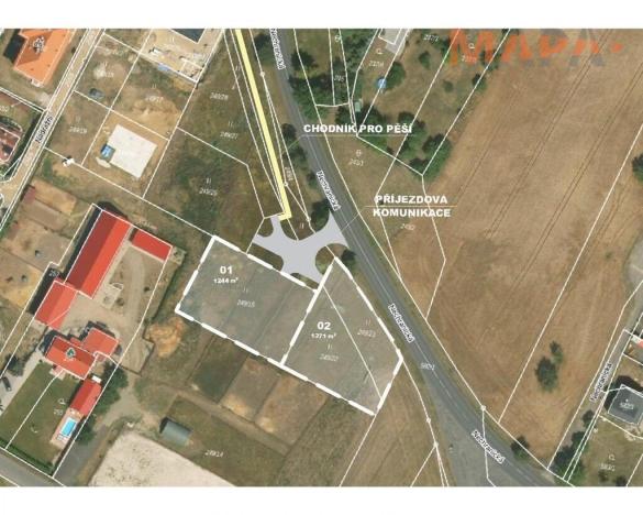 Prodej pozemku pro bydlení, Březno, 1244 m2