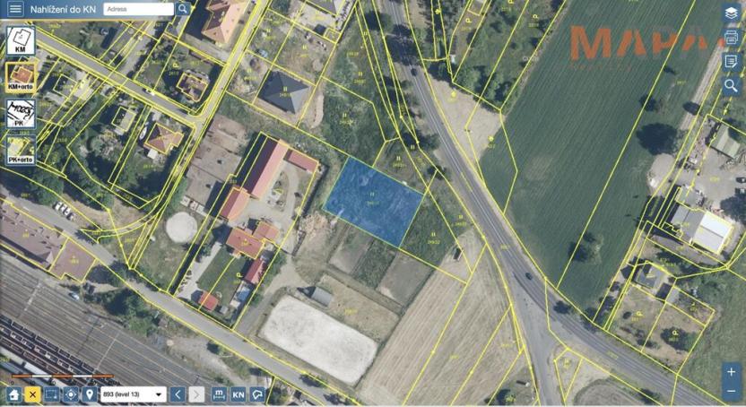 Prodej pozemku pro bydlení, Březno, 1244 m2