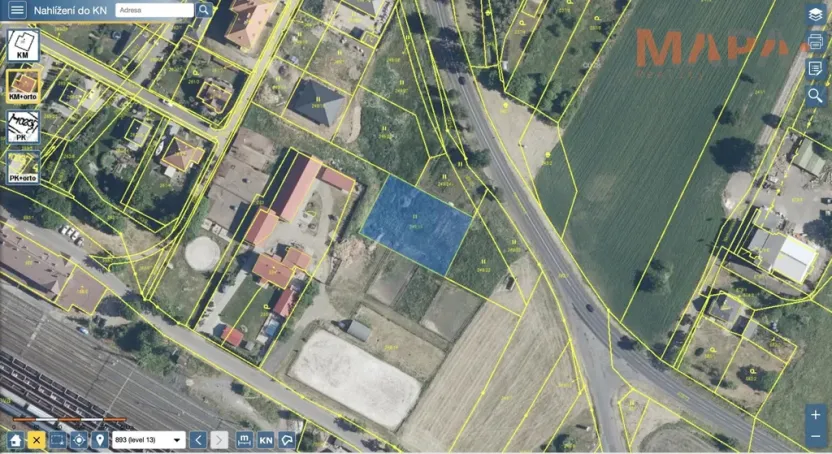 Prodej pozemku pro bydlení, Březno, 1244 m2