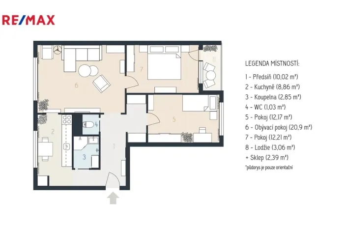Prodej bytu 3+1, Frýdek-Místek - Frýdek, Novodvorská, 68 m2