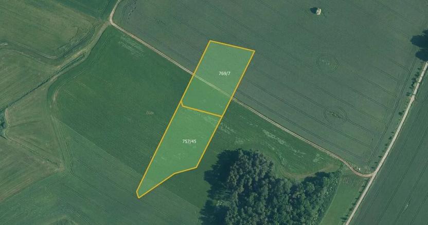 Prodej podílu pole, Novosedly nad Nežárkou, 11823 m2