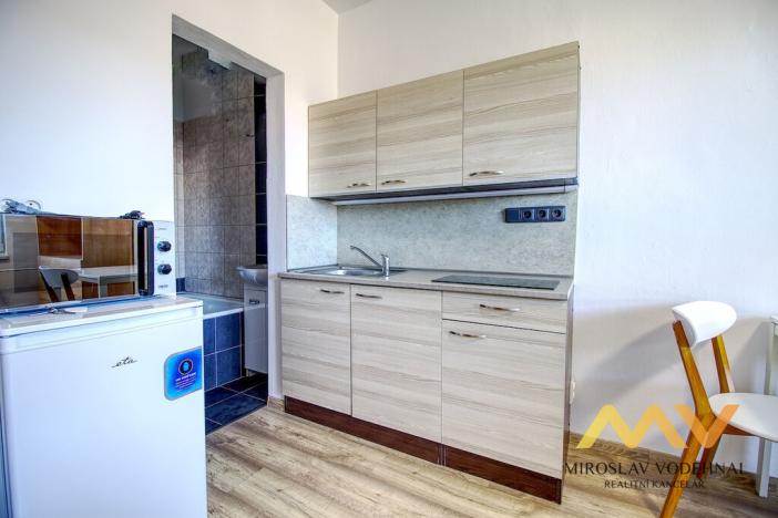 Pronájem bytu 1+kk, Hradec Králové - Nový Hradec Králové, Brožíkova, 22 m2