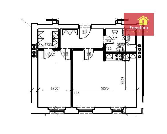 Prodej bytu 2+kk, Teplice, Vrchlického, 50 m2