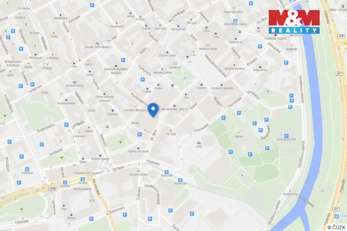 Pronájem kanceláře, Ostrava - Moravská Ostrava, Puchmajerova, 37 m2