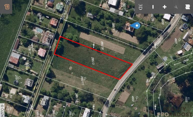 Prodej zahrady, Vyškov, 906 m2