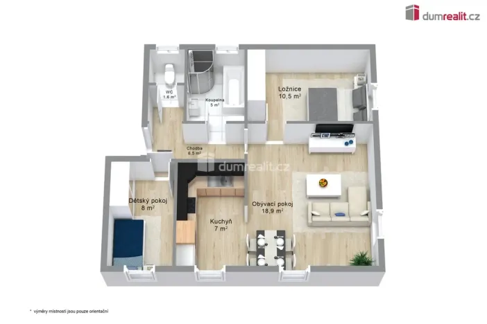 Prodej bytu 3+kk, Jáchymov, Husova, 66 m2