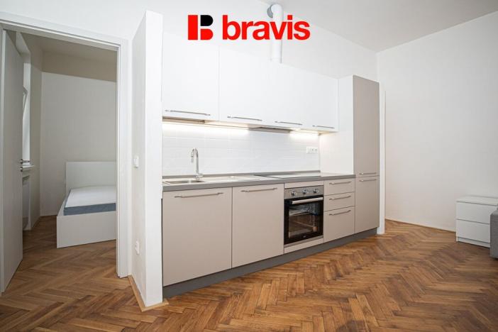 Pronájem bytu 2+kk, Brno - Veveří, Bayerova, 40 m2