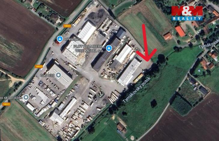 Pronájem komerčního pozemku, Tymákov, 700 m2