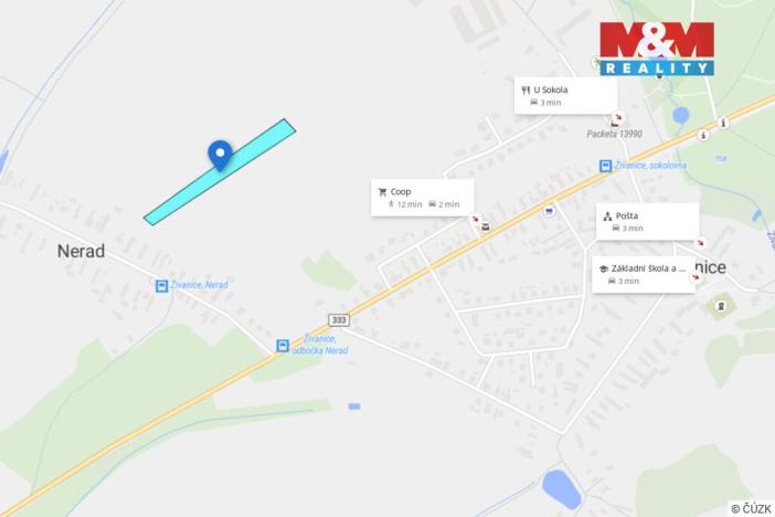 Prodej pozemku pro bydlení, Živanice - Nerad, 8930 m2