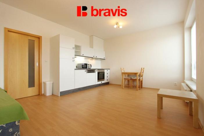 Pronájem bytu 1+kk, Brno - Líšeň, Horníkova, 29 m2