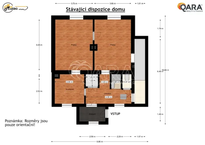 Prodej rodinného domu, Hostomice, Dubinská, 70 m2