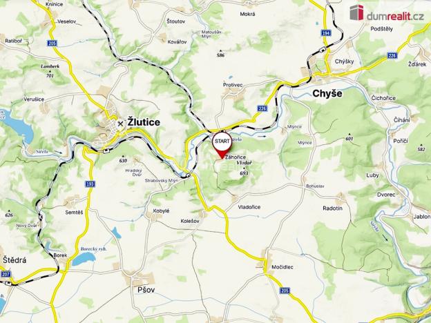 Prodej chalupy, Žlutice - Záhořice, 75 m2