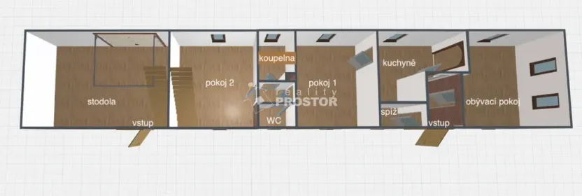 Prodej rodinného domu, Hlohovice - Hlohovičky, 90 m2