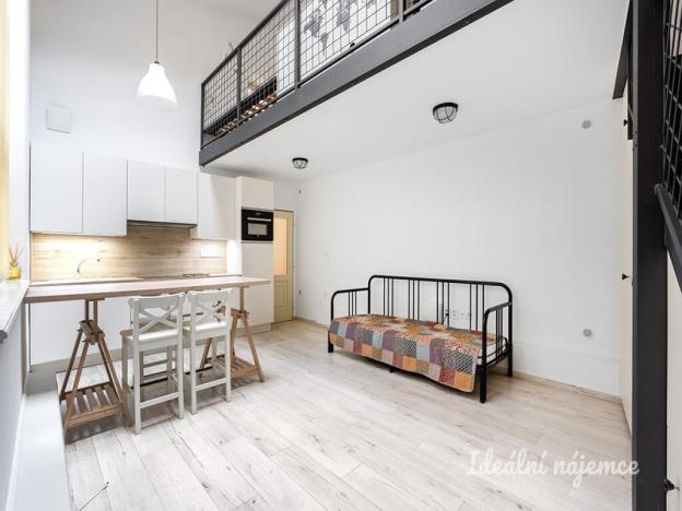 Pronájem bytu 1+kk, Praha - Nové Město, Na Moráni, 47 m2